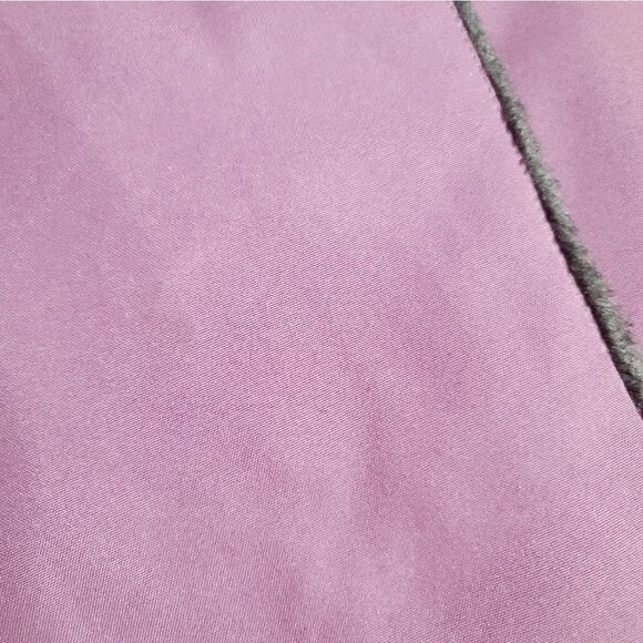 Vintage 1970s Mob Wife Mauve Pink Faux Fur Quilted Lining Winter Coat - Picture 10 of 17